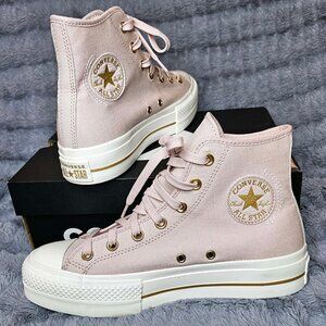 NEW! Converse Chuck Taylor All Star Pink Canvas High Top, Women's US 9